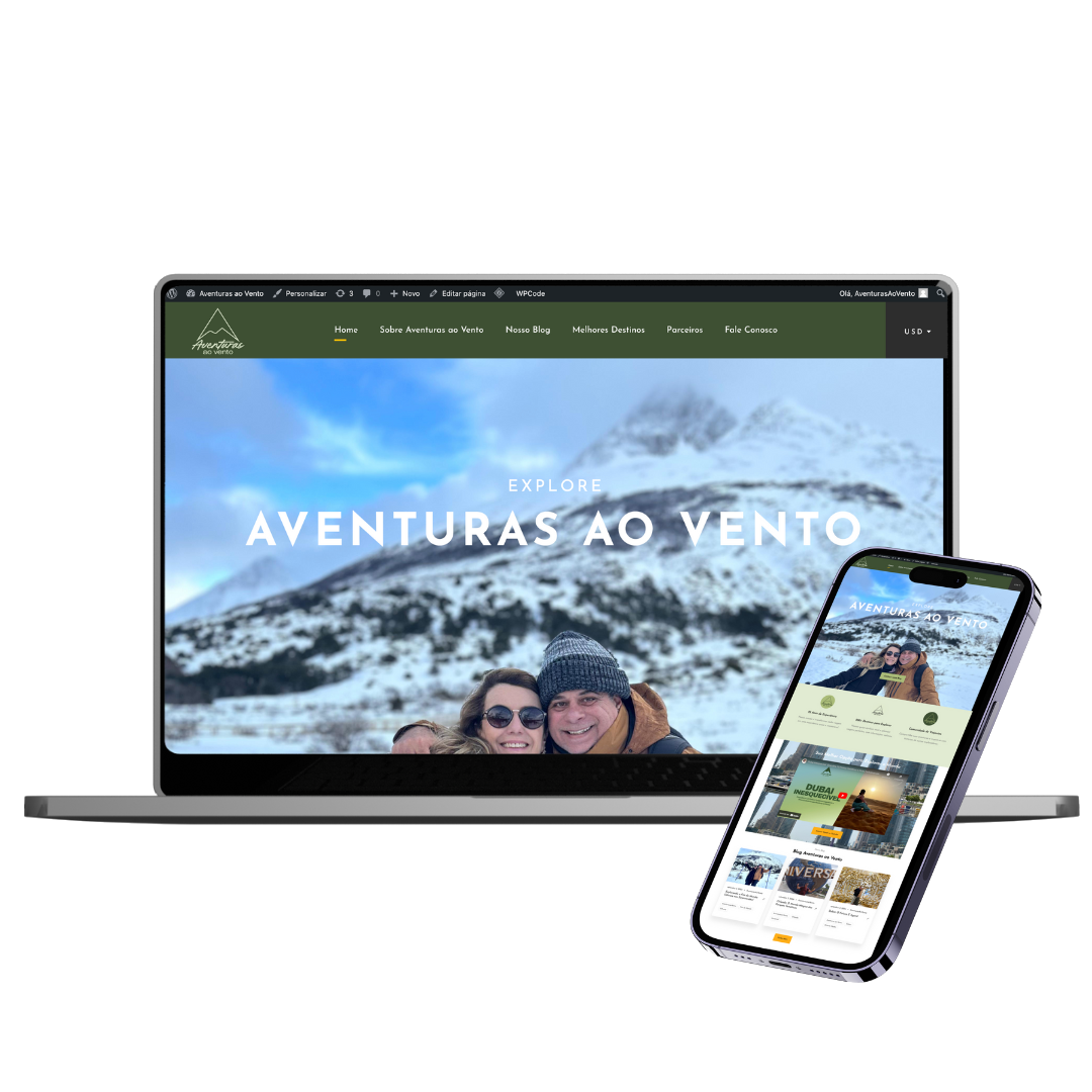 - Criação de Site de Viagens -
